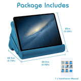 Multi-Angle Pillow Stand for Tablet/iPad/E-Reader - Lake Blue