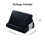 Multi-Angle Pillow Stand for Tablet/iPad/E-Reader - Black