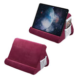 Multi-Angle Pillow Stand for Tablet/iPad/E-Reader - Dark Wine Red