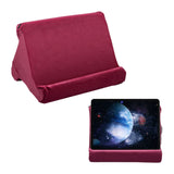 Multi-Angle Pillow Stand for Tablet/iPad/E-Reader - Dark Wine Red
