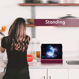Multi-Angle Pillow Stand for Tablet/iPad/E-Reader - Dark Wine Red