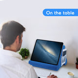 Multi-Angle Pillow Stand for Tablet/iPad/E-Reader - Blue