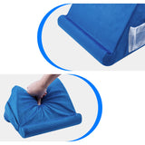 Multi-Angle Pillow Stand for Tablet/iPad/E-Reader - Blue