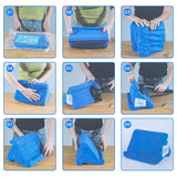 Multi-Angle Pillow Stand for Tablet/iPad/E-Reader - Blue