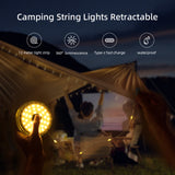 12 Meters LED Camping Atmosphere Lights(Warm Color-Morandi)