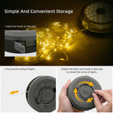 12 Meters LED Camping Atmosphere Lights(Warm Color-Morandi)