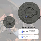 12 Meters LED Camping Atmosphere Lights(Warm Color-Morandi)