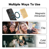 Mcbazel 3-Mode Rechargeable LED Selfie and Vlog Light with Clip, Adjusted 3 Light Modes for Phone, iPad, Laptop, for Makeup, TikTok, Selfie, Conferencing