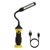 Multi Light Source Adjustable Angle Rechargeable Work Light-Black&Yellow(MX-BD30-02)#