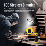 Multi Light Source Adjustable Angle Rechargeable Work Light-Black&Yellow(MX-BD30-02)#