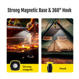 Multi Light Source Adjustable Angle Rechargeable Work Light-Black&Yellow(MX-BD30-02)#