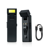 2 Pcs Multifunctional Magnetic Work Light-Black(PS-001)