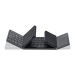 Universal Foldable Wireless Keyboard with Touchpad for Tablet/Mobile Phone/PC-Black(B089T)
