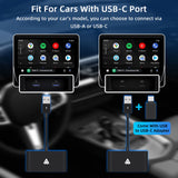 Mcbazel Android Auto Wireless Converter Adapter for Android-Black