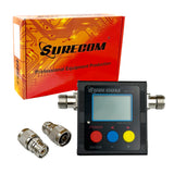Mcbazel Surecom SW-102D-N VHF/UHF 125-525 MHz 120W V.S.W.R. & Power Meter (N-J interface)