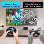 Mcbazel DOBE Steering Wheels for Nintendo Switch 2 Joy-Con Controllers-Black(TNS-3196)