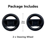 Mcbazel DOBE Steering Wheels for Nintendo Switch 2 Joy-Con Controllers-Black(TNS-3196)