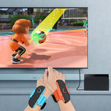 Mcbazel DOBE Adjustable Hand Straps for Nintendo Switch 2 Joy-Con Controllers-Orange&Blue(TNS-3180)