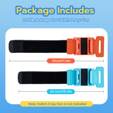 Mcbazel DOBE Adjustable Hand Straps for Nintendo Switch 2 Joy-Con Controllers-Orange&Blue(TNS-3180)