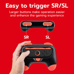 Mcbazel DOBE Left & Right Controller Grip for Nintendo Switch 2 Joy-Con Controllers-Black(TNS-3163)