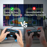 Mcbazel DOBE Left & Right Controller Grip for Nintendo Switch 2 Joy-Con Controllers-Black(TNS-3163)