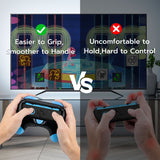 Mcbazel DOBE Left & Right Controller Grip for Nintendo Switch 2 Joy-Con Controllers-Black(TNS-3163)