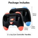 Mcbazel DOBE Left & Right Controller Grip for Nintendo Switch 2 Joy-Con Controllers-Black(TNS-3163)