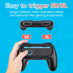 Mcbazel DOBE Controller Grips for Nintendo Switch 2 Joy-Con Controllers-Black(TNS-3162)
