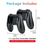 Mcbazel DOBE Controller Grips for Nintendo Switch 2 Joy-Con Controllers-Black(TNS-3162)