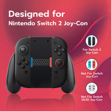 Mcbazel DOBE Horn-shaped Controller Grip for Nintendo Switch 2 Joy-con Controllers-Black(TNS-3177B)