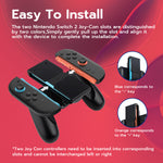 Mcbazel DOBE Horn-shaped Controller Grip for Nintendo Switch 2 Joy-con Controllers-Black(TNS-3177B)