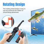 Mcbazel DOBE Fishing Rod for Nintendo Switch/NS2 Joy-con Controllers-Black