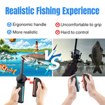 Mcbazel DOBE Fishing Rod for Nintendo Switch/NS2 Joy-con Controllers-Black