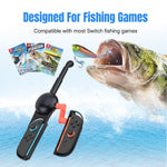 Mcbazel DOBE Fishing Rod for Nintendo Switch/NS2 Joy-con Controllers-Black