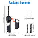 Mcbazel DOBE Fishing Rod for Nintendo Switch/NS2 Joy-con Controllers-Black