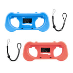 Mcbazel JYS Controller Grip with Game Card Storage for Nintendo Switch 2 Joy-con Controllers-Blue&Orange(JYS-NS2263)