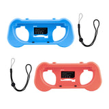Mcbazel JYS Controller Grip with Game Card Storage for Nintendo Switch 2 Joy-con Controllers-Blue&Orange(JYS-NS2263)