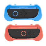 Mcbazel JYS Controller Grip with Game Card Storage for Nintendo Switch 2 Joy-con Controllers-Blue&Orange(JYS-NS2263)
