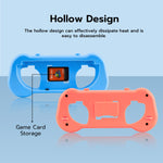 Mcbazel JYS Controller Grip with Game Card Storage for Nintendo Switch 2 Joy-con Controllers-Blue&Orange(JYS-NS2263)
