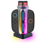 Mcbazel JYS Charging Dock for Nintendo Switch 2 Joy-Con Controllers-Black(JYS-NS2279)