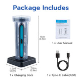 Mcbazel JYS Charging Dock for Nintendo Switch 2 Joy-Con Controllers-Black(JYS-NS2279)