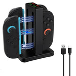 Mcbazel DOBE Charging Dock for Nintendo Switch 2 Joy-Con Controllers-Black(TNS-3192B)