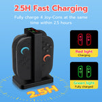 Mcbazel DOBE Charging Dock for Nintendo Switch 2 Joy-Con Controllers-Black(TNS-3192B)