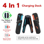 Mcbazel DOBE Charging Grip for Nintendo Switch 2 Joy-Con Controllers-Black(TNS-3156)