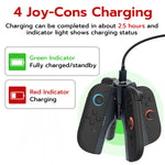 Mcbazel DOBE Charging Grip for Nintendo Switch 2 Joy-Con Controllers-Black(TNS-3156)