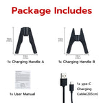 Mcbazel DOBE Charging Grip for Nintendo Switch 2 Joy-Con Controllers-Black(TNS-3156)