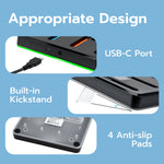 Mcbazel DOBE RGB Charging Dock for NS2 Joy-Con Controllers-Black