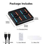 Mcbazel DOBE RGB Charging Dock for NS2 Joy-Con Controllers-Black