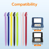 Mcbazel 8 in 1 Nintendo 3DSXL 3DSLL Touch Screen Stylus Pen-Eight Colors