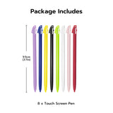 Mcbazel 8 in 1 Nintendo 3DSXL 3DSLL Touch Screen Stylus Pen-Eight Colors